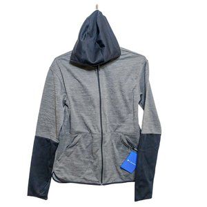 NWT Columbia Sportswear Jacket Zip-Up Hooded Gray Fleece Women's XS NEW